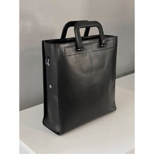 3.1 Phillip Lim Black Structured Leather Tote Bag